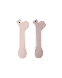 Set 2 Cucchiai in Silicone per Bambini - Lalee - Cipria