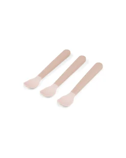 Set 3 Cucchiaini Foodie - Anti-Slip per Neonati - Cipria - 100% PP Alimentare