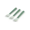 Set 3 Cucchiaini Foodie - Anti-Slip per Neonati - Verde - 100% PP Alimentare