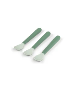 Set 3 Cucchiaini Foodie - Anti-Slip per Neonati - Verde - 100% PP Alimentare
