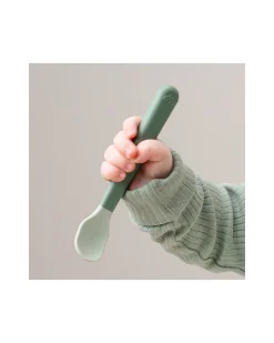 Set 3 Cucchiaini Foodie - Anti-Slip per Neonati - Verde - 100% PP Alimentare