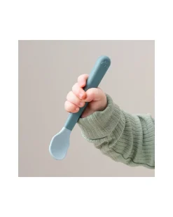 Set 3 Cucchiaini Foodie - Anti-Slip per Neonati - Blu - 100% PP Alimentare
