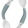 Set Cucchiaio e Forchetta Flessibili - Pastel Blue - 4+ Mesi