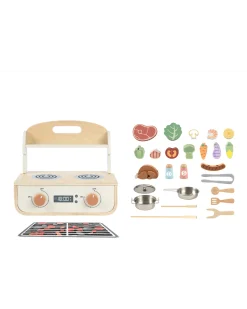 Set Cucina in Legno - 30 pezzi - 35,1 x 22,3 x 28,5 cm - 3+ Anni