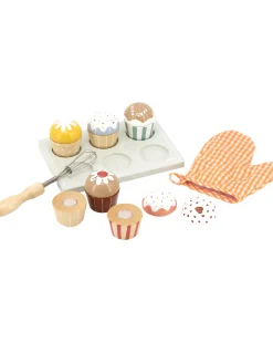 Set Cupcake in Legno - Colori ad Acqua Atossici - 18+ m