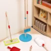Set da Gioco per la Pulizia in Legno - 25 x 25 x 79 cm - A Partire Dai 3 Anni - Comprende 6 Pezzi