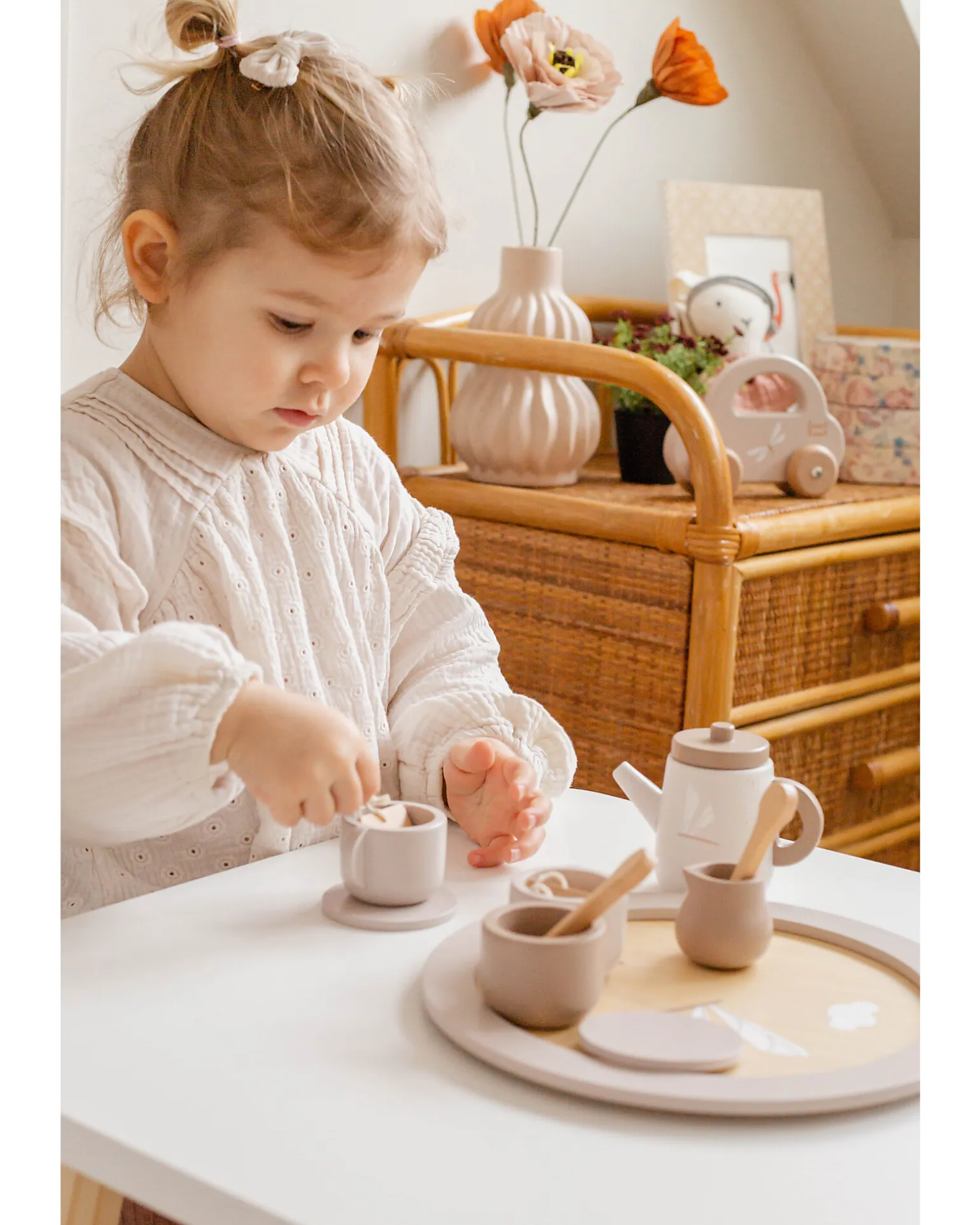 Set da Te in Legno FSC - Beige - 12+ m