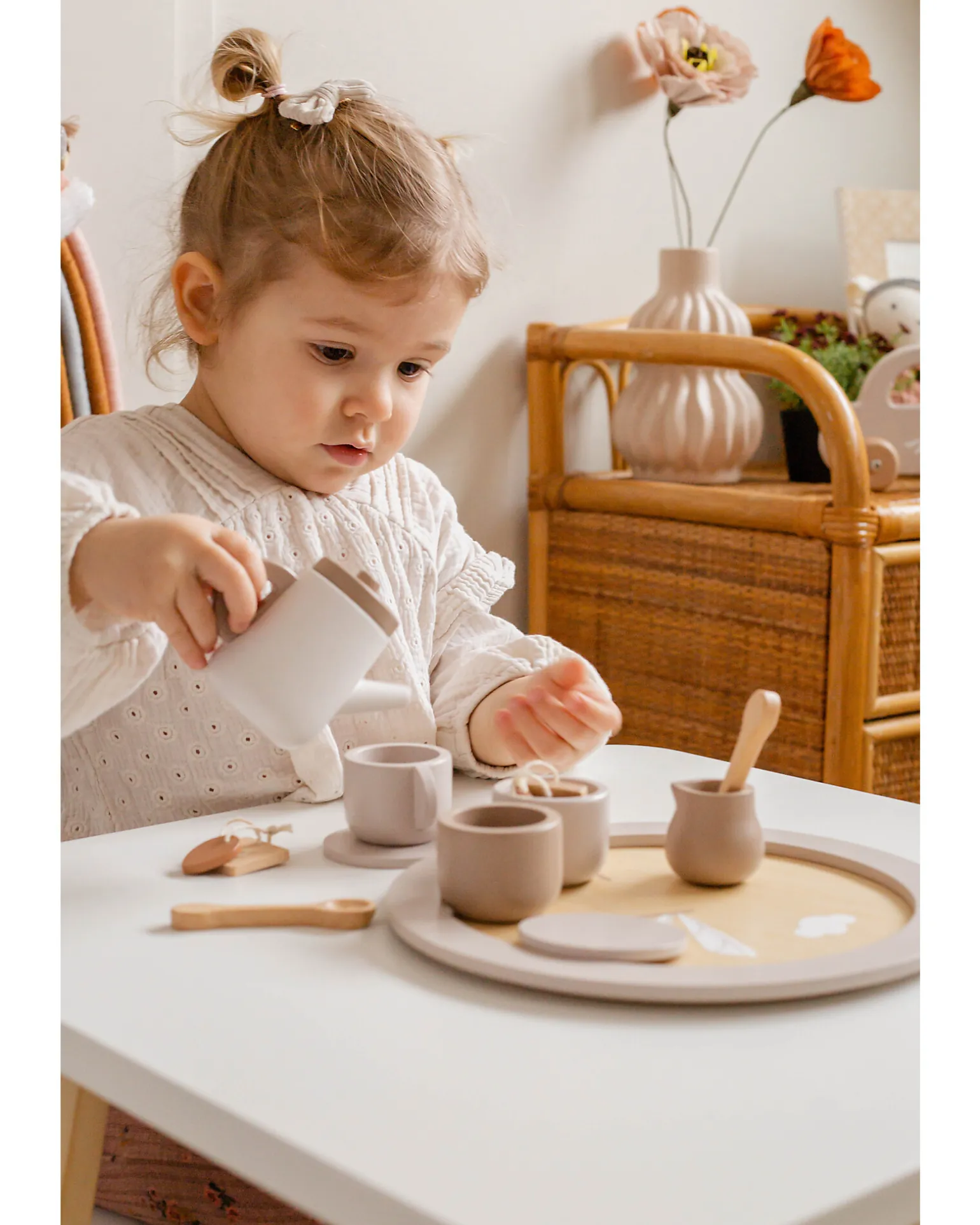 Set da Te in Legno FSC - Beige - 12+ m