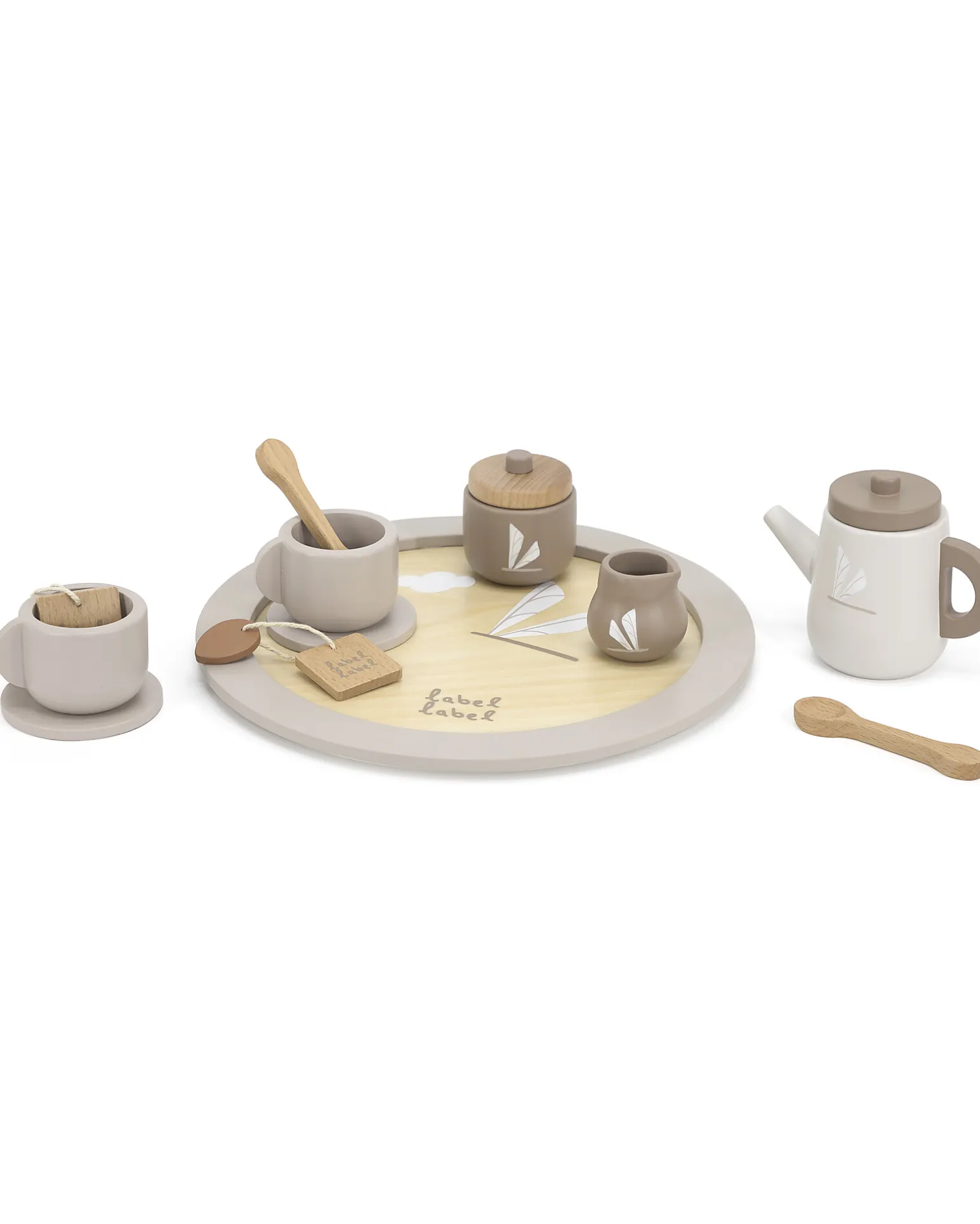 Set da Te in Legno FSC - Beige - 12+ m