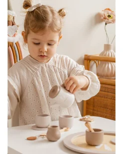 Set da Te in Legno FSC - Beige - 12+ m