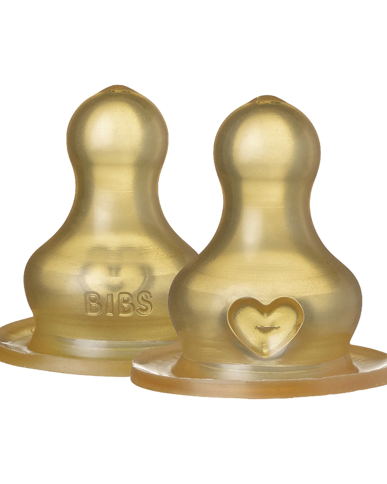 Set da 2 Tettarelle per Biberon in Gomma Naturale - Flusso Lento - Anticoliche
