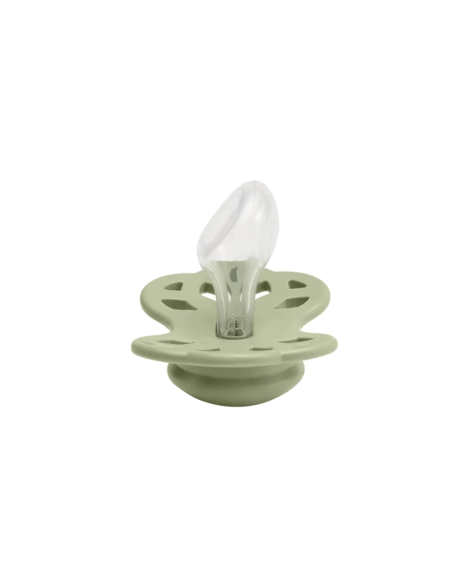 Set di 2 Ciucci Infinity - Tettarella Anatomica in Silicone - Avorio/Salvia - Senza PBA e PVC!