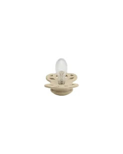 Set di 2 Ciucci Infinity - Tettarella Simmetrica in Silicone - Vaniglia/Pesca - Senza PBA e PVC!