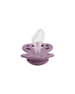 Set di 2 Ciucci Infinity - Tettarella Anatomica in Silicone - Fossil Grey/Mauve - Senza PBA e PVC!