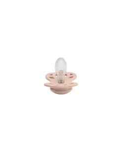 Set di 2 Ciucci Infinity - Tettarella Simmetrica in Silicone - Rosa Cipria/Woodchuck - Senza PBA e PVC!