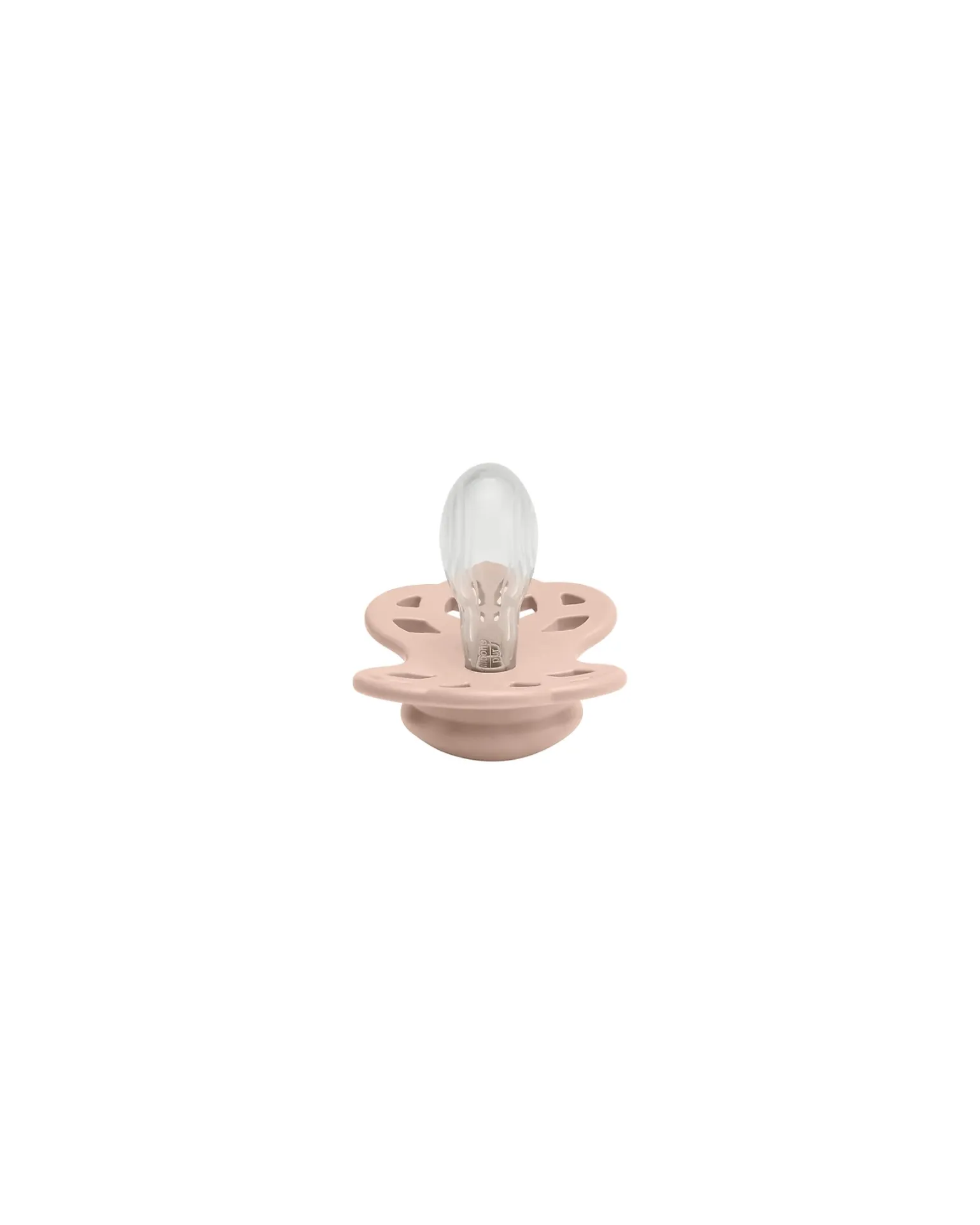 Set di 2 Ciucci Infinity - Tettarella Simmetrica in Silicone - Rosa Cipria/Woodchuck - Senza PBA e PVC!