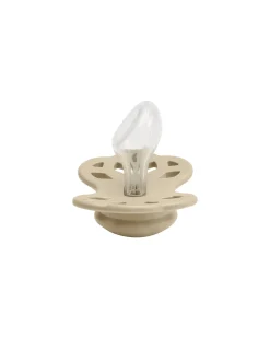 Set di 2 Ciucci Infinity - Tettarella Anatomica in Silicone - Vaniglia/Pesca - Senza PBA e PVC!