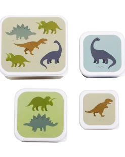 Set di Contenitori Porta Pranzo e Porta Merenda - Dinosauri
