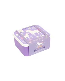 Set di Contenitori Porta Pranzo e Porta Merenda - Unicorn Dreams