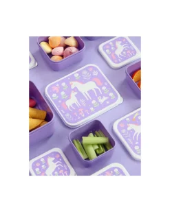 Set di Contenitori Porta Pranzo e Porta Merenda - Unicorn Dreams