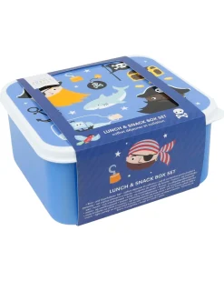 Set di Contenitori Porta Pranzo e Porta Merenda - Pirati