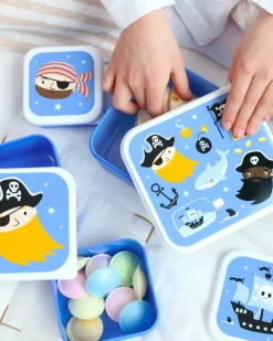 Set di Contenitori Porta Pranzo e Porta Merenda - Pirati