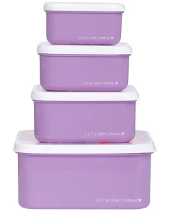 Set di Contenitori Porta Pranzo e Porta Merenda - Principesse