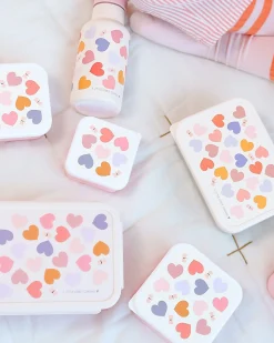 Set di Contenitori Porta Pranzo e Porta Merenda - Cuori
