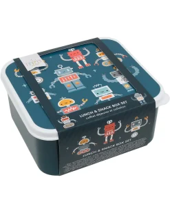 Set di Contenitori Porta Pranzo e Porta Merenda - Robot