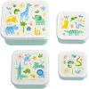 Set di Contenitori Porta Pranzo e Porta Merenda - Giungla
