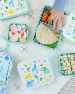 Set di Contenitori Porta Pranzo e Porta Merenda - Giungla