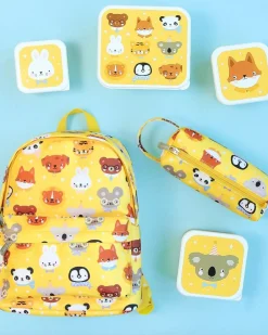 Set di Contenitori Porta Pranzo e Porta Merenda - Amici Animali
