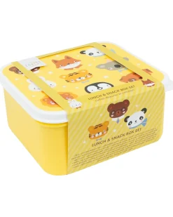 Set di Contenitori Porta Pranzo e Porta Merenda - Amici Animali