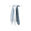 Set di 3 Copertine Swaddle 69 x 69 cm - Mirtilli - 100% mussola di cotone