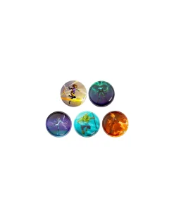 Set di 5 Kletties - Magical Superpowers - Rinnova e Personalizza il Tuo Zaino
