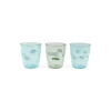 Set di 3 Mini Bicchieri Yummy - Happy Clouds - Verde