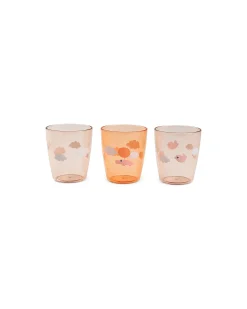 Set di 3 Mini Bicchieri Yummy - Happy Clouds - Papaya