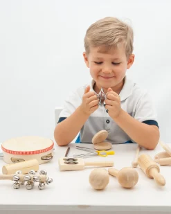 Set di Percussioni in Legno - 16 Pezzi - +3 Anni