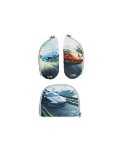 Set di 3 Zippies per Set Prime - Macchine - Personalizza il Tuo Zaino!