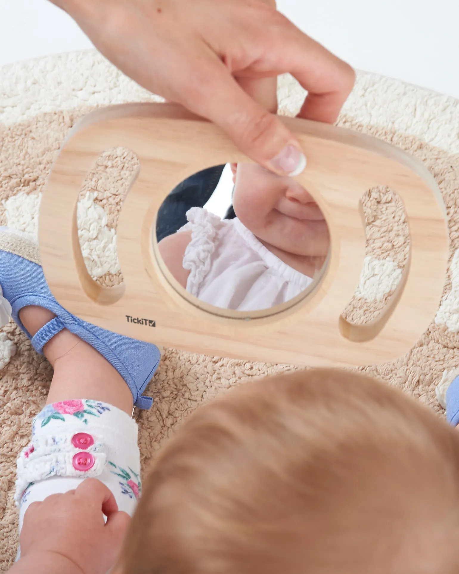 Set 6 Giochi Sensoriali in Legno di Gomma FSC - Easy Hold - 12m+