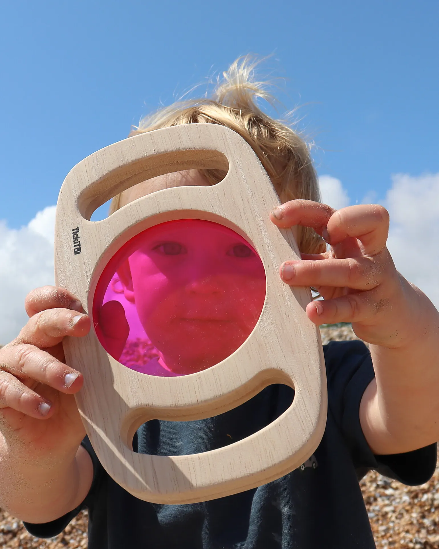 Set 6 Giochi Sensoriali in Legno di Gomma FSC - Easy Hold - 12m+