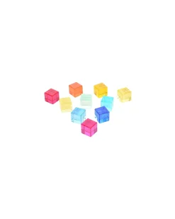 Set Gioco Gem Cubes - 10 Pezzi - da 10 Mesi - per Lavagna Luminosa