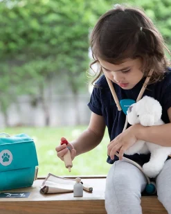 Set Gioco in Legno Borsa del Veterinario