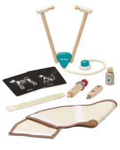 Set Gioco in Legno Borsa del Veterinario