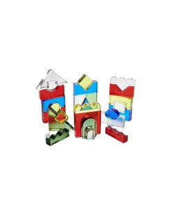 Set Gioco Sensoriale - Colour Crystal Block - 15 Carte di Ispirazione - da 3 Anni - Per Lavagna Luminosa
