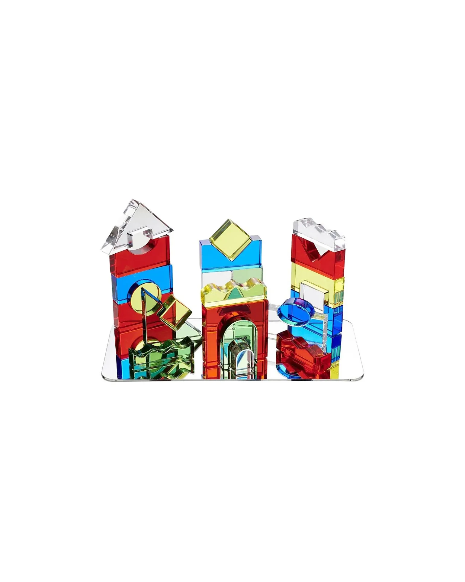 Set Gioco Sensoriale - Colour Crystal Block - 15 Carte di Ispirazione - da 3 Anni - Per Lavagna Luminosa