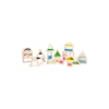 Set Gioco Sensory Blocks - 16 Blocchi e 4 Forme - in Legno - da 12 Mesi