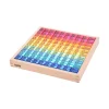 Set Gioco Vassoio con Specchio e Gemme - 100 Pezzi - dai 3 Anni - Per Lavagna Luminosa