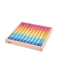 Set Gioco Vassoio con Specchio e Gemme - 100 Pezzi - dai 3 Anni - Per Lavagna Luminosa