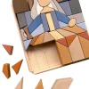 Set in Legno da Costruzione e Puzzle - Infante - Fatto a Mano